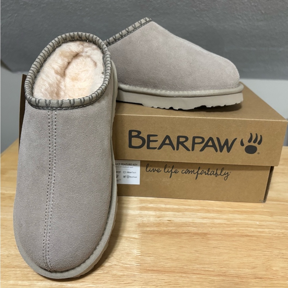 NWT BearPaw Cara II Suede Slippers